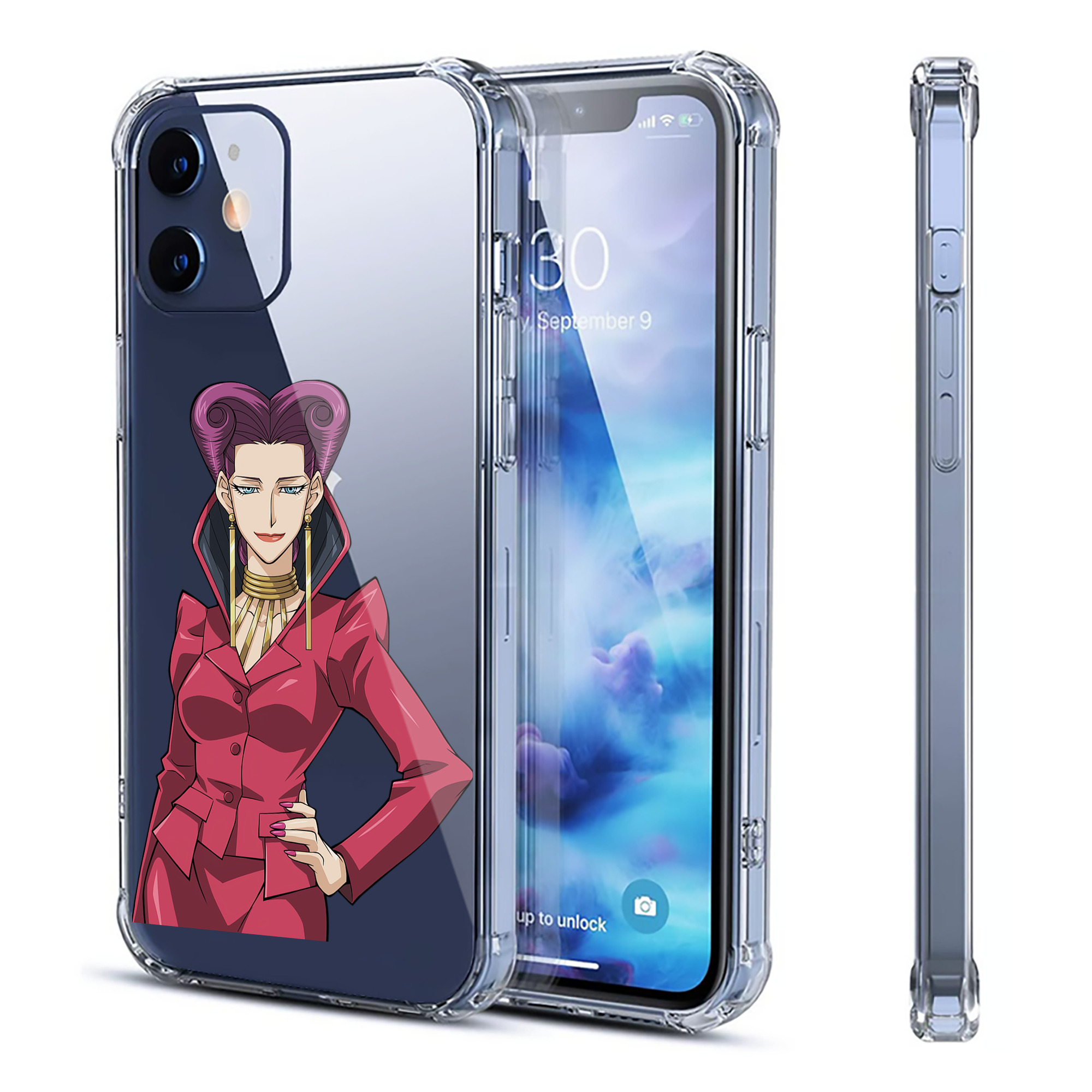 （画像用） 遊☆戯☆王 Yu-Gi-Oh! 【iPhone 12シリーズ対応】透明スマホケース（クリアソフトケース）